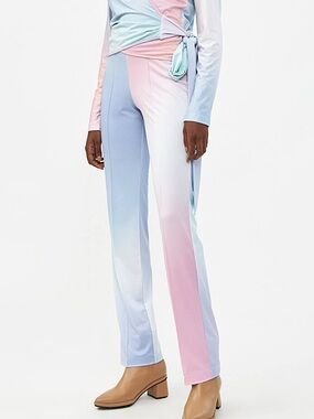 SAKS POTTS Lissi Pant in Multi Color Print Size 1 (Small) Stretch Contemporary